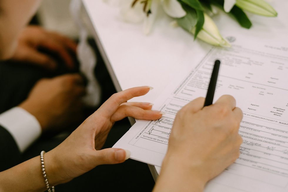 Step-by-step guide to applying for a marriage license in New York City, featuring a stylish couple at City Hall