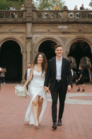 Central Park engagement photos no permit