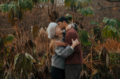Cinematic couples photography Central Park NYC