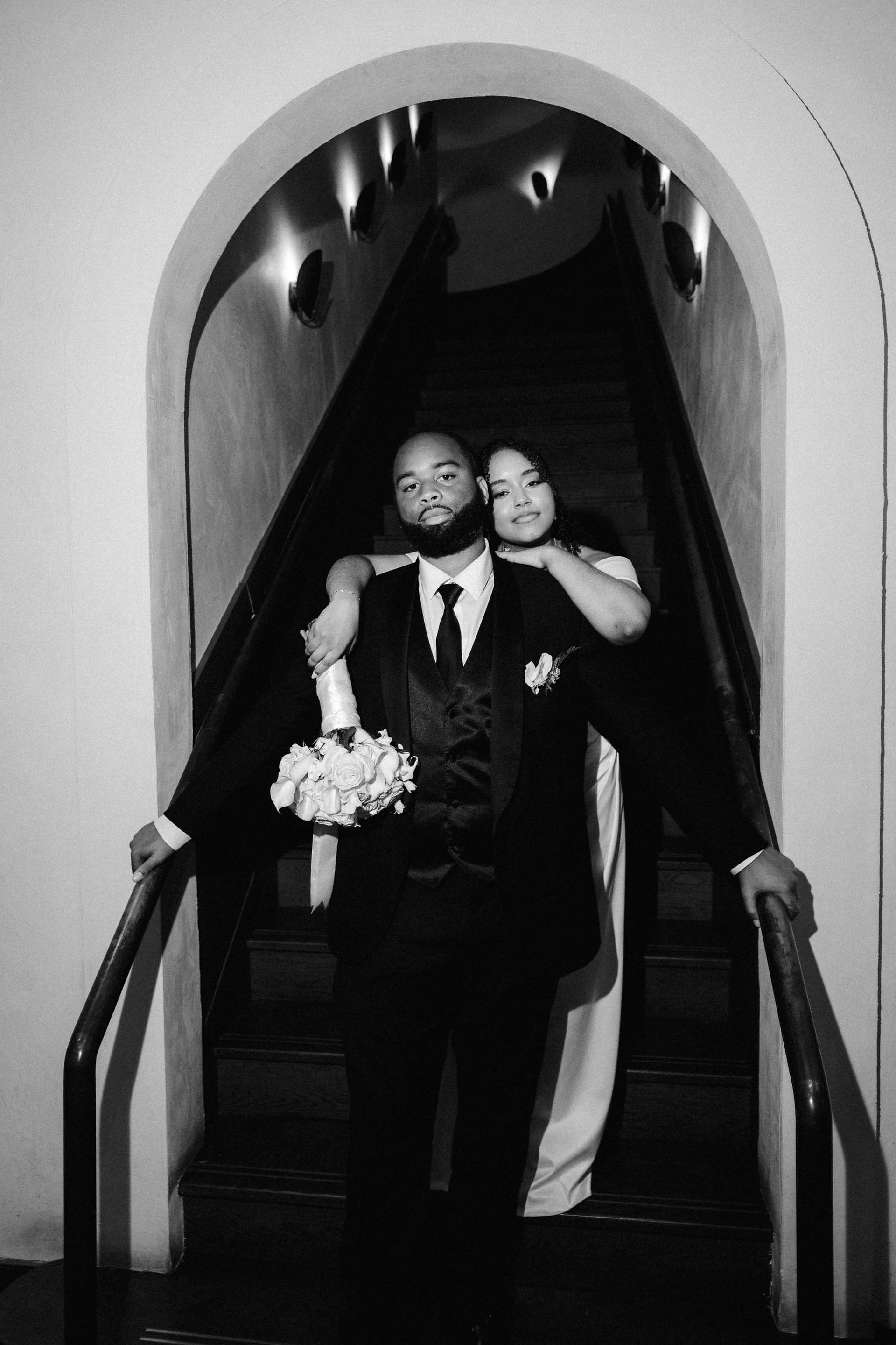 Documentary film photographer NYC photographing Ci Siamo wedding reception, Manhattan West