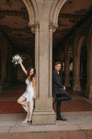 Central Park engagement photos no permit