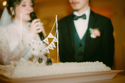 small wedding reception nyc nostalgic film photography
