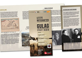 Flyer Letzte Botschaften von Vätern aus dem Gulag