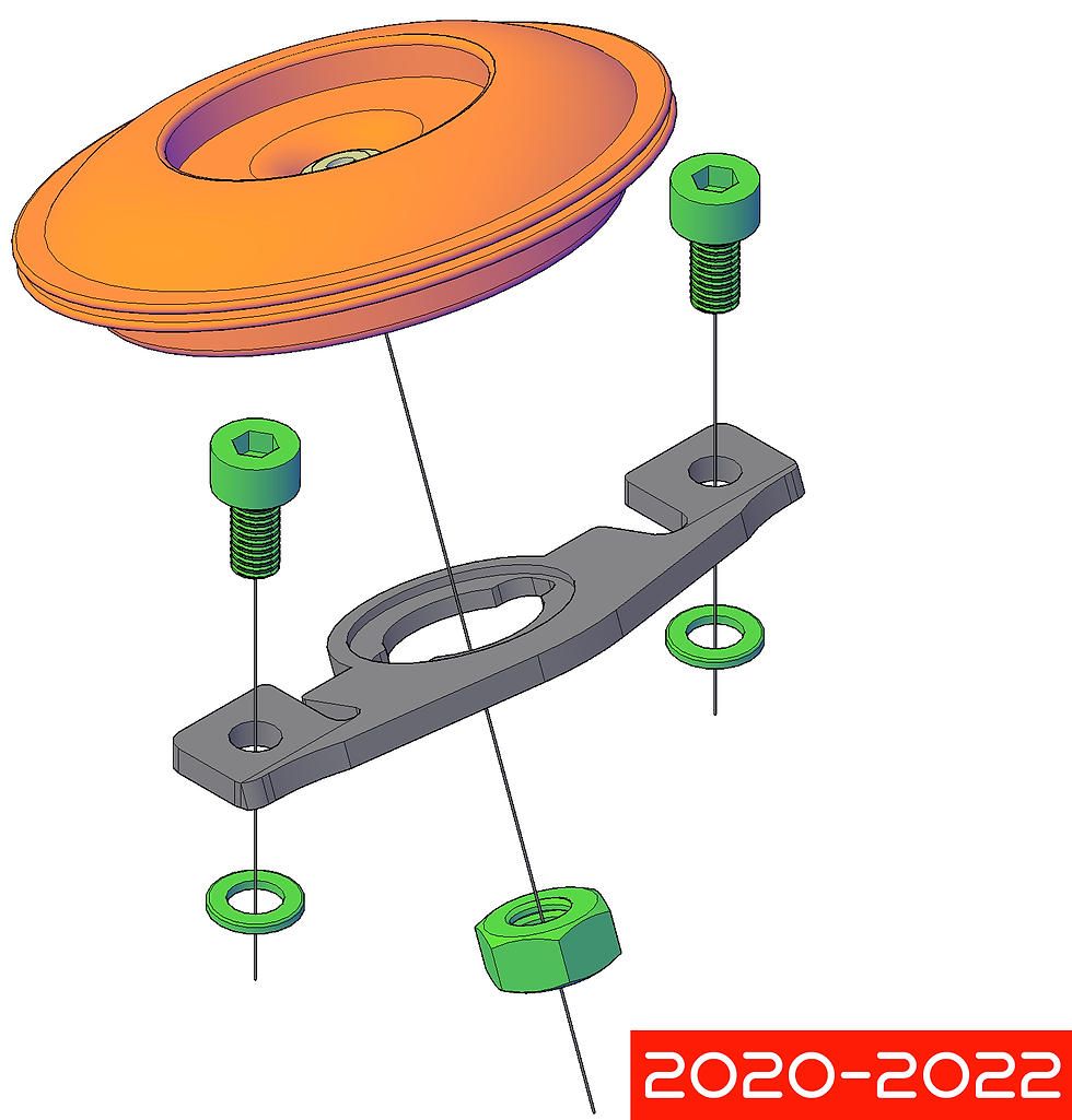 Miniature : Support d'enceinte dissimulé - Dôme bas Z900 (17-19 et 20-22)