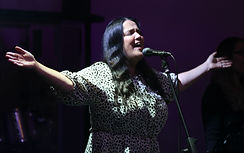 Ruth Clarke in worship