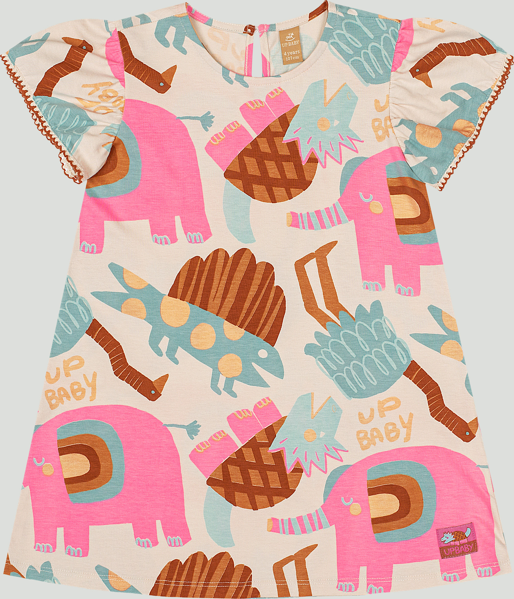 Vestido em Meia Malha Infantil - UP BABY