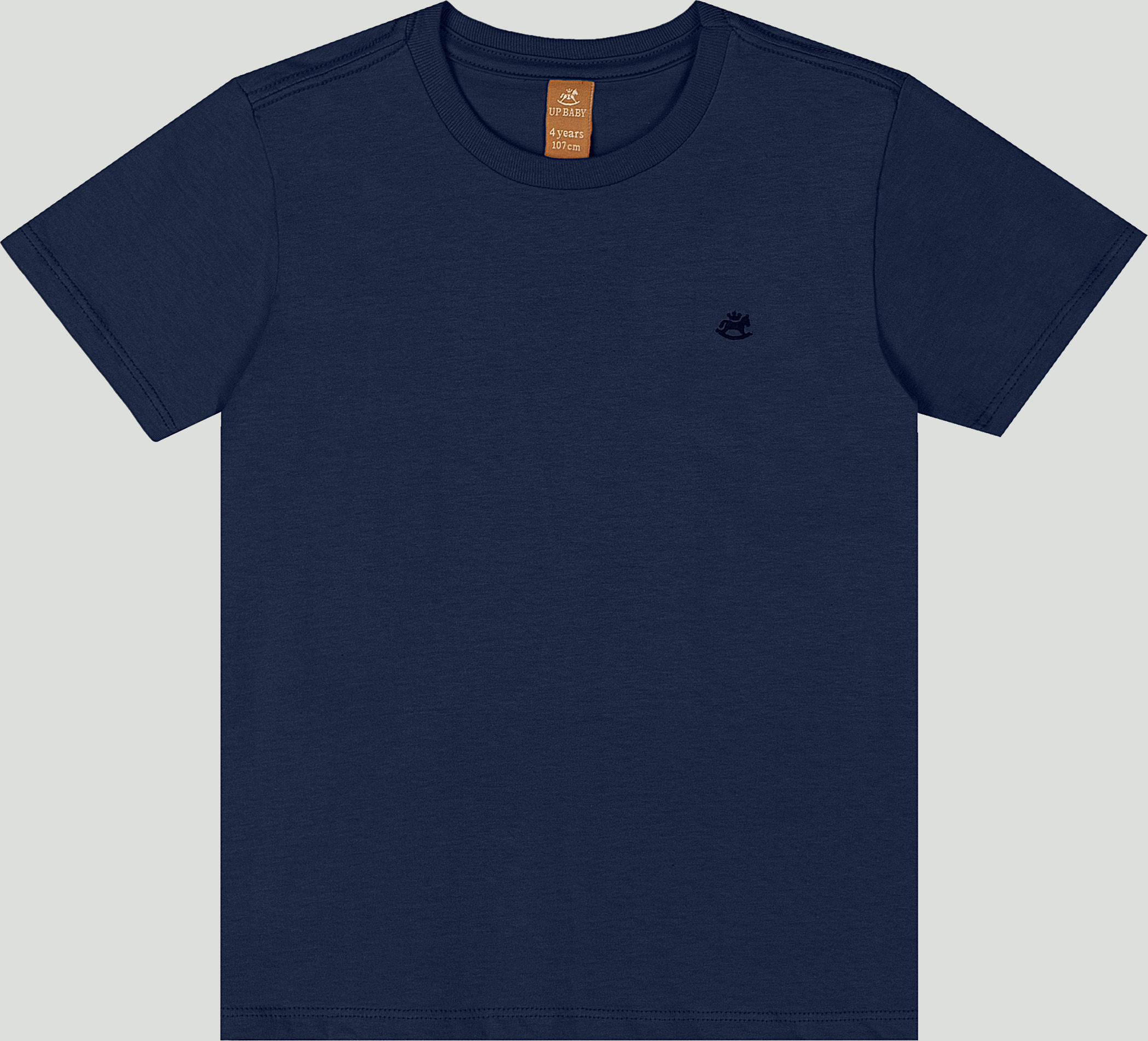 Camiseta Infantil Masculina - Azul Escuro - UP BABY