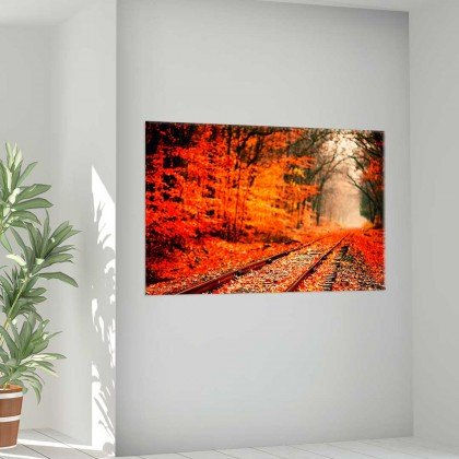 Tela Decorativa Trilho de Outono