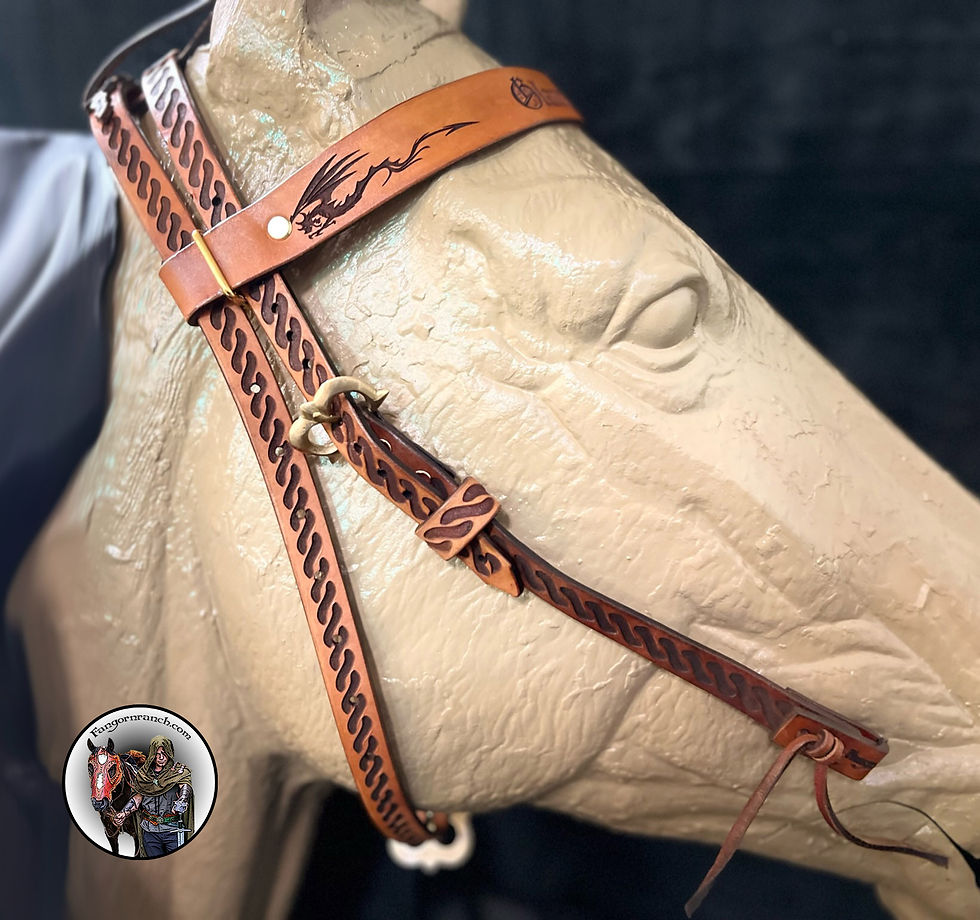 Miniatura: Glaurung's Bane Chamfron Viking Edition