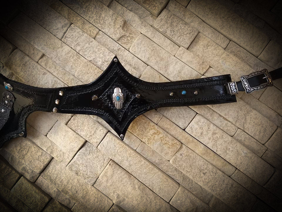 Thumbnail: Black Peytral ~ Breast Collar