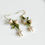 섬네일: Little White Bell Flower with Pearl Drop Earrings
