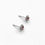Thumbnail: January Birthstone Garnet Silver Stud Earrings