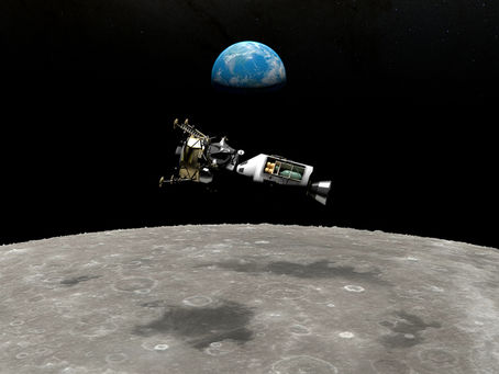 Apollo 13 – isometric view 3d illustration