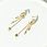 縮圖：Peaceful Night Moon and Stars Drop Earrings