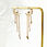縮圖：Peaceful Night Moon and Stars Drop Earrings