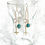 섬네일: Green Apatite Planet Moon and North Star Drop Earrings