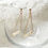 Thumbnail: Pearl Triangle Drop Earrings
