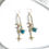 섬네일: Green Apatite Planet Moon and North Star Drop Earrings