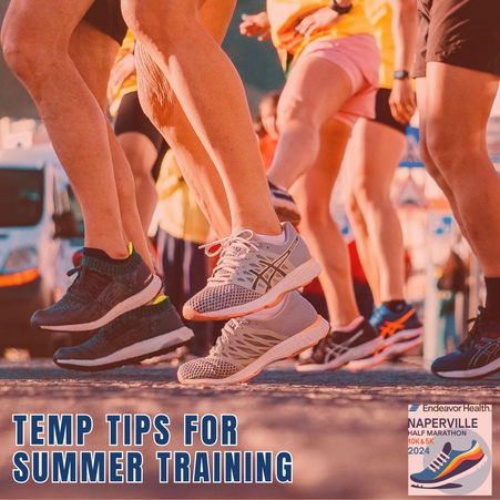 Temp tips for summer training