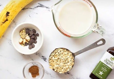 Banana Bread OverNight Oats