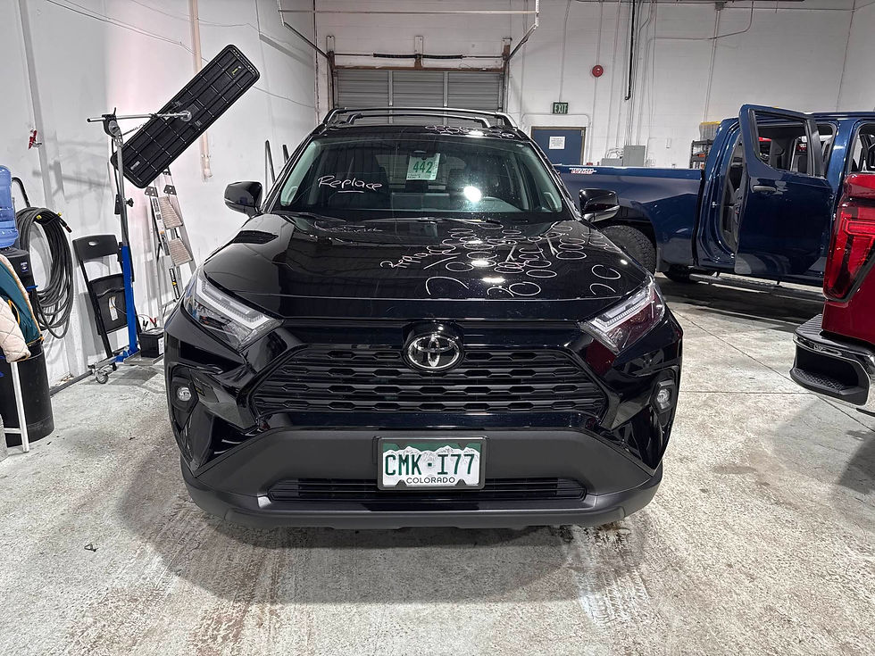 Toyota hail repair body shop Milliken Johnstown CO