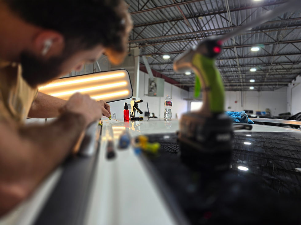 Milliken Vehicle hail repair shop denver co