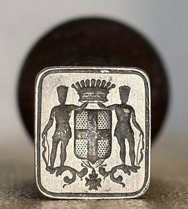 Family arms Or, a cross Azure.
