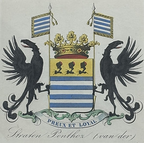Coat of arms, blason, van der Straten Waillet, Ponthoz and Wallay
