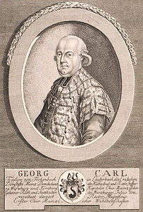 Prince Bishop Georg Karl von Fechenbach.
