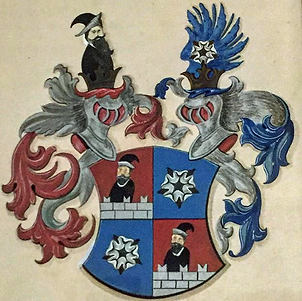 In der Maur family coat of arms. Wappen Freiherr.