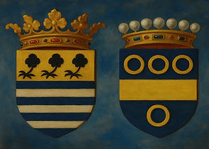 van der Straten and de Laittres coat of arms.