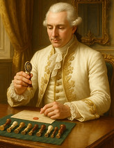 A count and wax seal stamps.