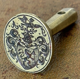 Antique wax seal collection. Antaloczy von Antalocz family. Hungary. Hungarian nobility.