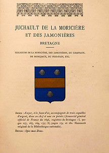Juchault livre armoiries.
