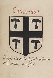 Blason de la famille bretonne Couaridou.