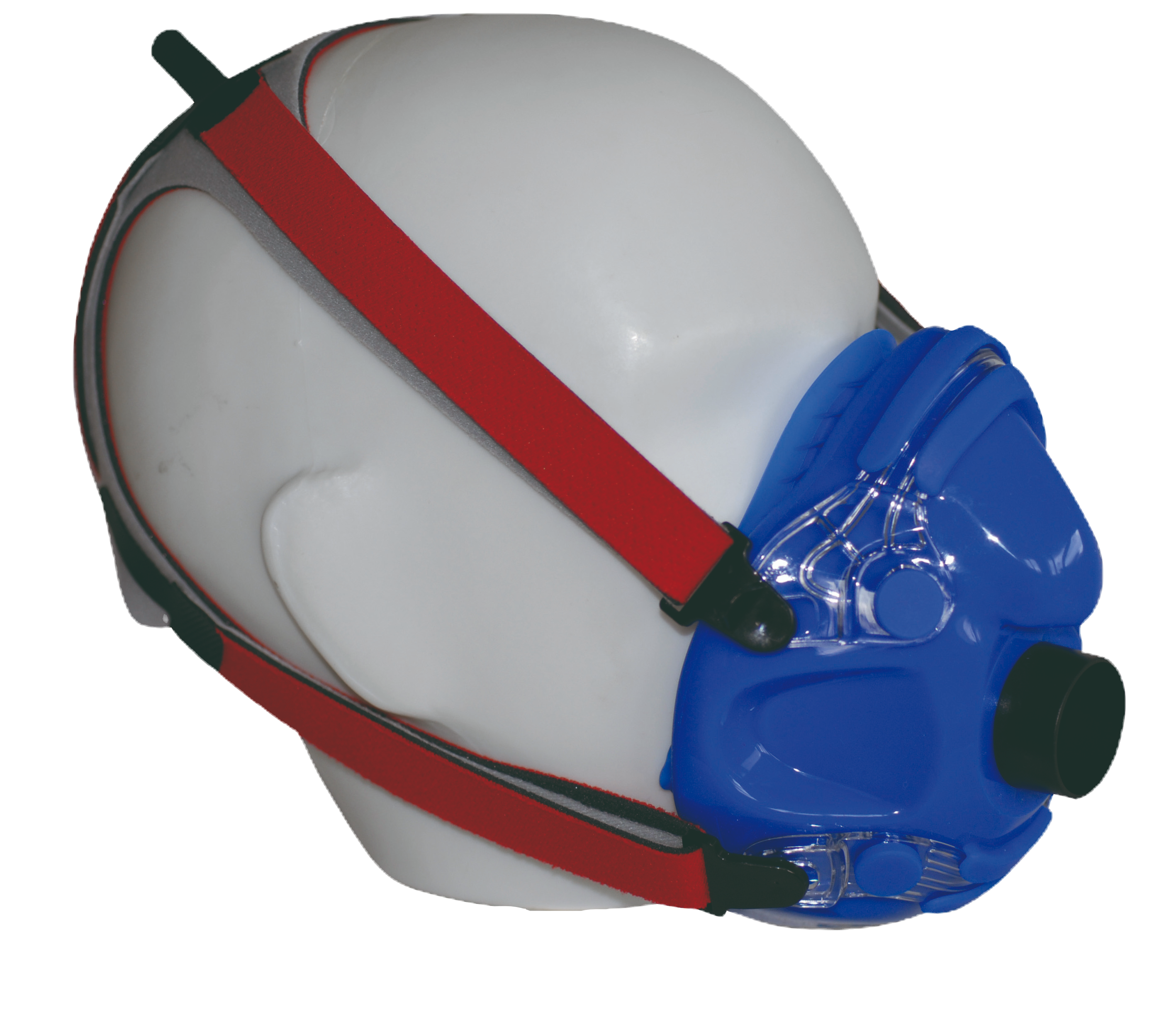 v2 metabolic exercise testing mask on dummy head