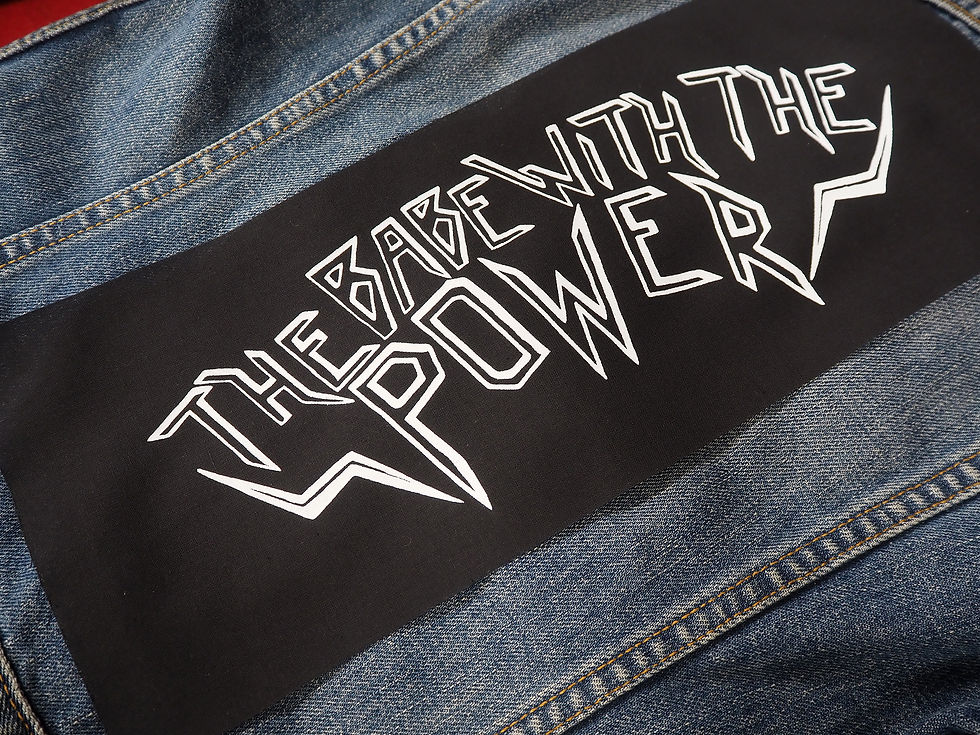 Thumbnail: SALE The Babe With the Power Top Rocker Patch
