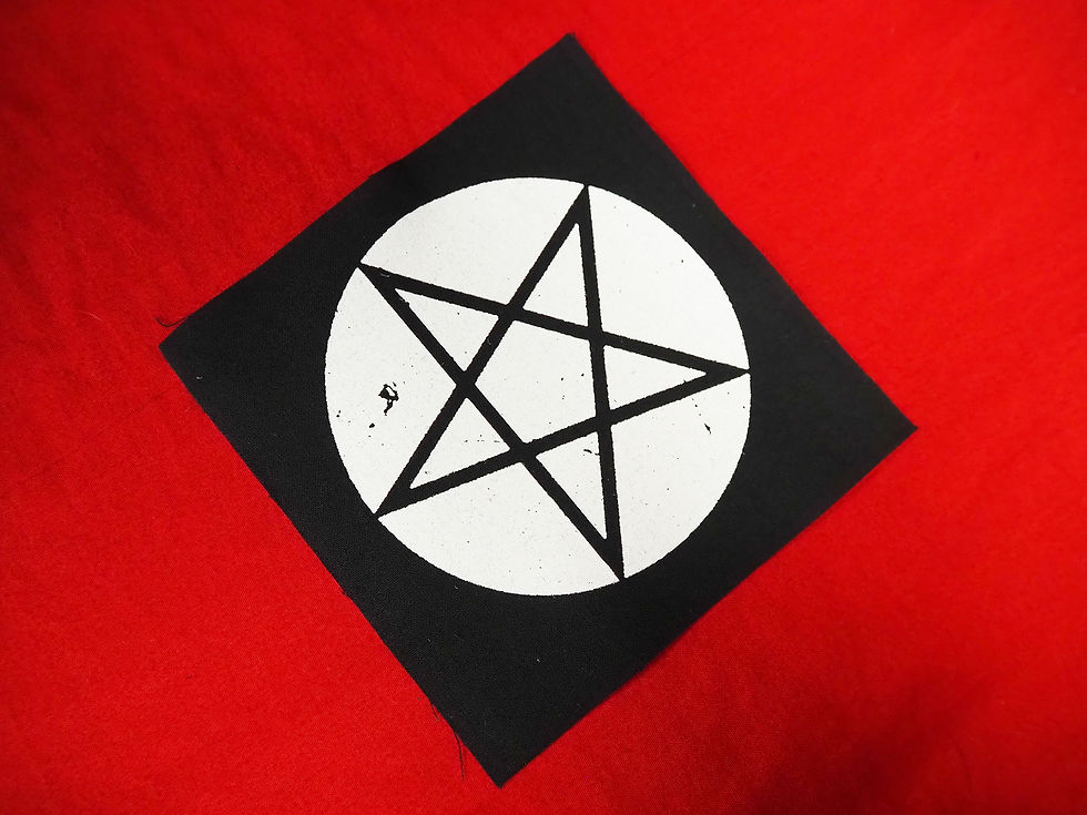 Thumbnail: SALE Occult Pentagram Patch