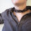 Thumbnail: Barbed Wire Leather Choker 5 Strands