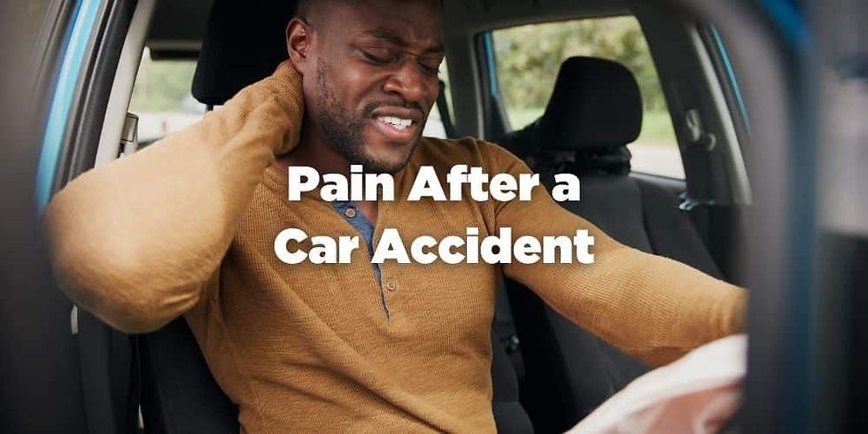 Pain After a Car Accident