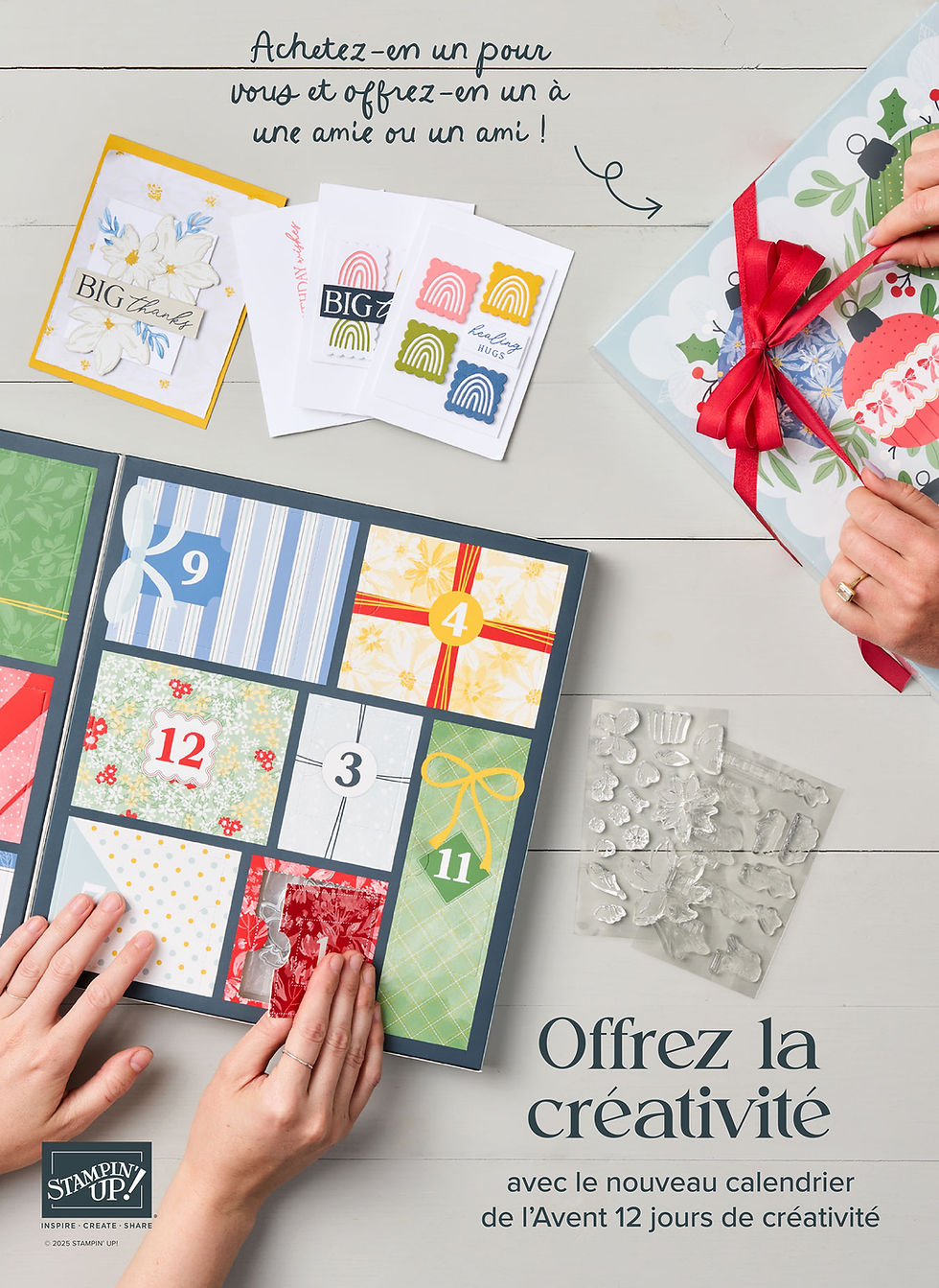 Le calendrier de l’Avent 12 jours de créativité signé Stampin’ Up! : une édition exclusive à ne pas manquer