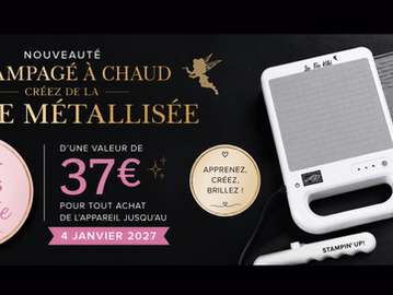 ✨ Découvrez la magie de l'estampage à chaud le Hot Foil avec Stampin' Up!