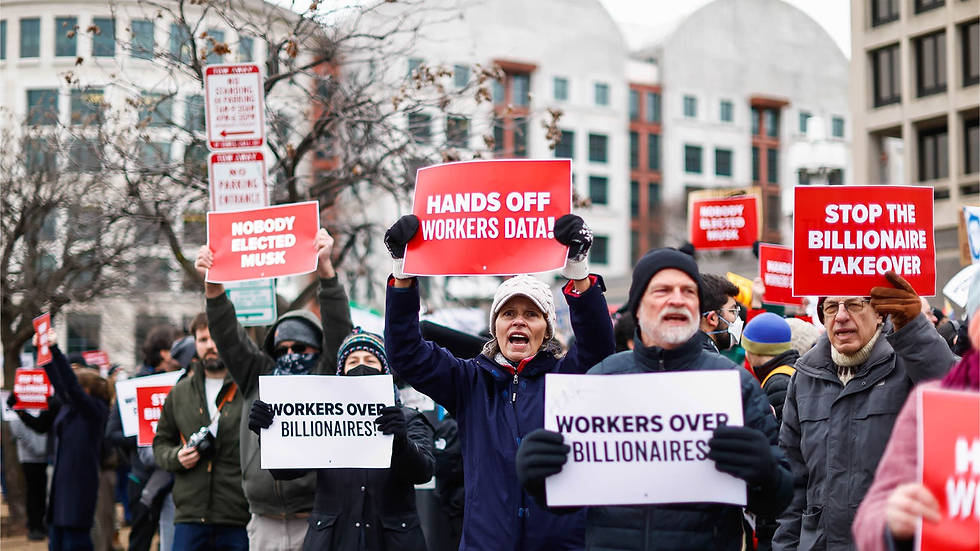 Federal workers Mass layoffs. image. Getty images.