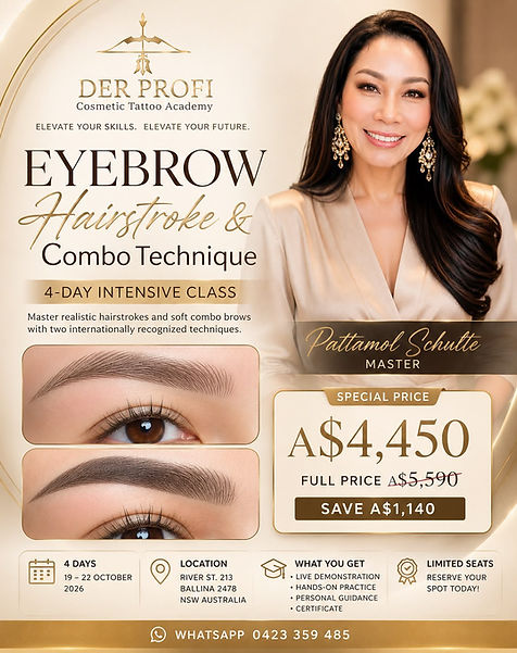 Cosmetic Tattoo Teaching course and dates , Der Profi, Ballina
