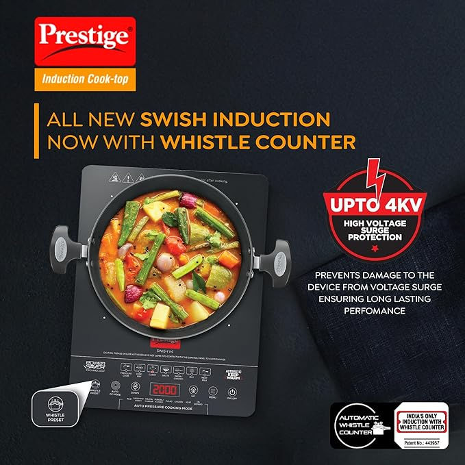 Prestige Swish V4 - Whistle - 2000W Induction