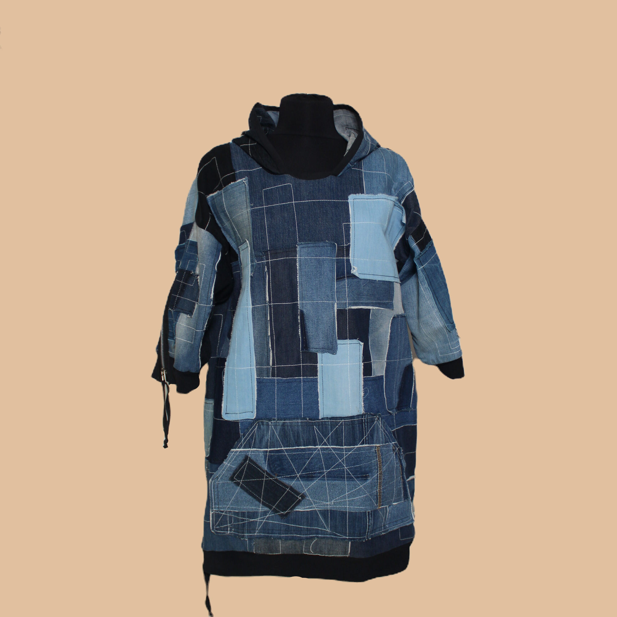 Hanorac Patchwork „Echo Relic”