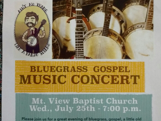 Bluegrass Gospel Music Comes to Walden