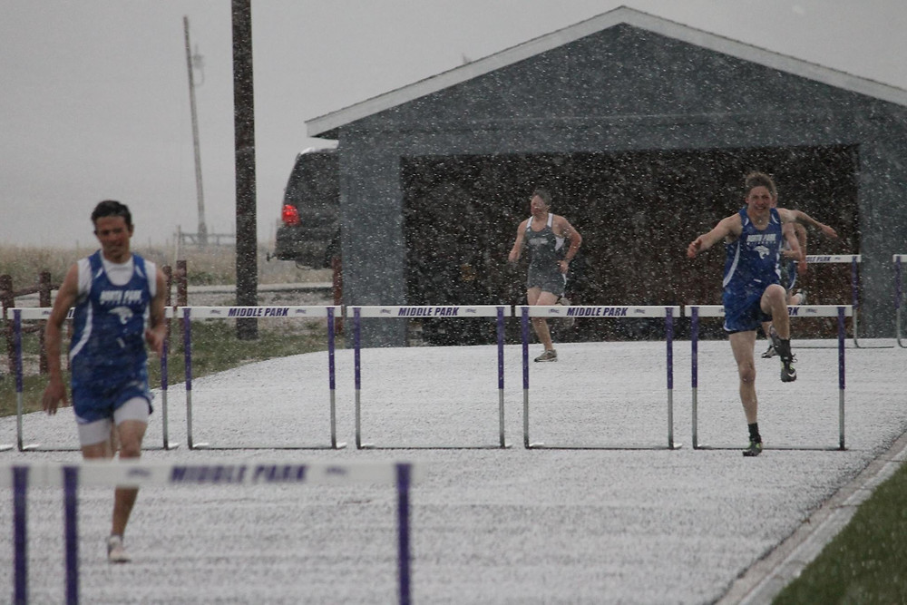 Track hurdle race in Granby Tuesday, by Catie Olney