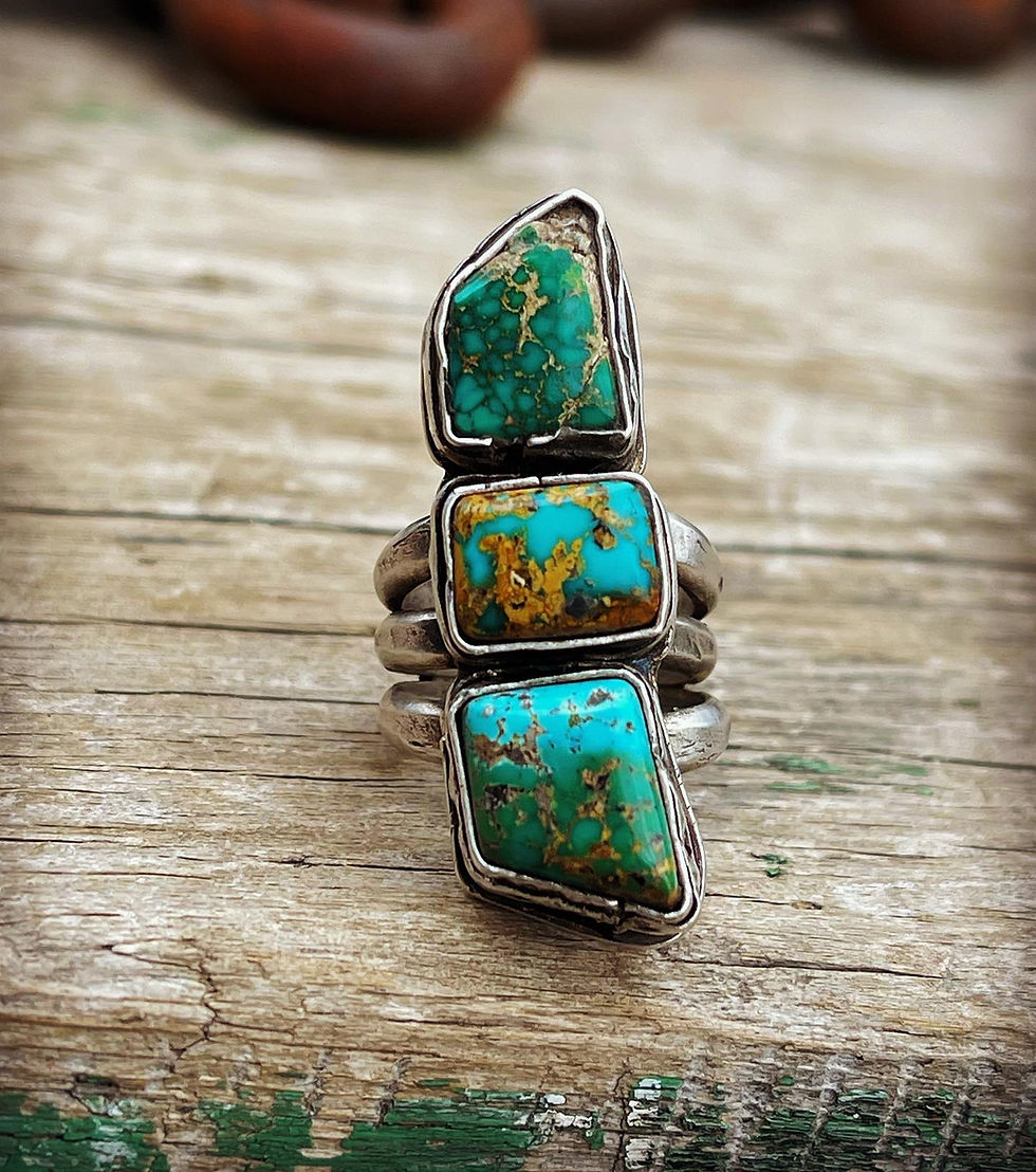 Thumbnail: ⋆ Cosmic Cowboy Ring  size 5.5 #1⋆