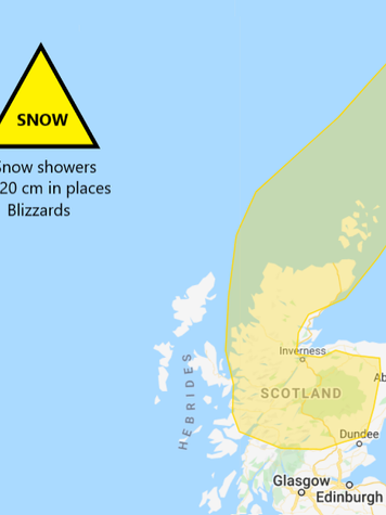 Yellow weather impact issued:🌨️SNOW🌨️
03/01/22 0000- 05/01/22 0600